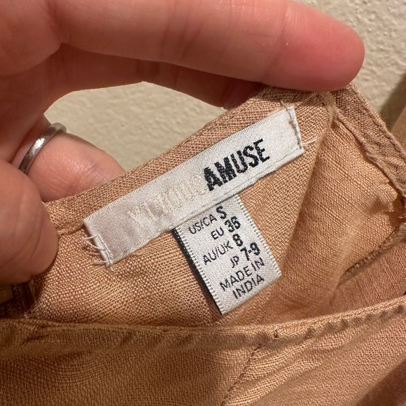 Amuse Society Sahara Woven Dress small - Picture 10 of 12